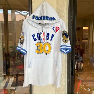 NWT Stephen Curry Golden State Warriors Pro Standard 75th Anniv Hoodie XL